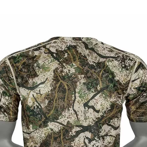 เสื้อยืดล่าสัตว์ขายส่งสำหรับผู้ชาย ผ้าฝ้าย 100% คอกลม รับทำโลโก้ OEM สีและดีไซน์ตามสั่ง - Product Image 4