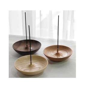 Soporte minimalista de madera para varillas de incienso, para uso festivo en el hogar, aromaterapia, elegante bandeja de incienso cuadrada para meditación - Product Image 2