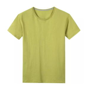 T-shirt classique à col rond en coton doux, coupe confortable, parfait pour un usage quotidien décontracté et un style tendance - Product Image 6