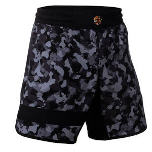 Shorts de combat haute performance BRAVE BROWNS, respirants, légers, en polyester/coton, durables, séchage rapide, taille élastique, boxe MMA - Product Image 2