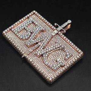 RB Gems, Collar con Colgante de Lujo con Diamante Cultivado en Laboratorio, Certificado IGI, Chapado en Plata 925, Corte Brillante, Moissanita VVS - Product Image 1