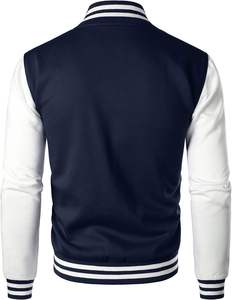 OEM High Quality Varsity <b>Jacket</b> Unisex Leather Sleeves Baseball <b>Letter</b> Printed <b>Men</b> Embroidery Logo <b>Mens</b> Baseball Varsity <b>Jackets</b> - Product Image 4