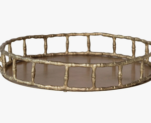 Hot Sale Wedding And Parties Table Centerpiece Oval Shape <b>Top</b> Quality Aluminum Casted Vintage Designer Serving Tray In <b>low</b> Price - Product Image 2