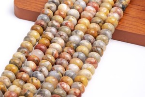 ลูกปัดหินอาเกตสีส้มธรรมชาติทรงรอนเดล เกรดพรีเมียม สำหรับทำเครื่องประดับ DIY สร้อยข้อมือ สร้อยคอ - Product Image 5