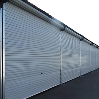 Porte à enroulement manuelle multifonctionnelle en alliage d'aluminium moderne, coupe-vent, avec surface finie pour l'intérieur de la maison ou du bureau