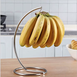 Most Selling Modern Metal Banana Holder Circle Shape Hanging Fruit <b>Stand</b> for Kitchen Storage - Product Image 1