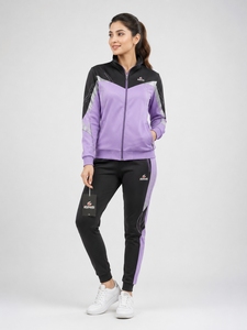<b>Women</b> Tracksuit Premium Activewear Set Breathable Stretch Fabric Jacket And Pants Built For Fitness Training Walking And <b>Leisure</b> - Product Image 1