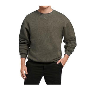 Sweat-shirt à capuche pour homme, hiver, jersey uni, respirant, col rond, manches longues, impression de logo personnalisée sur le devant, polyester/coton - Product Image 4