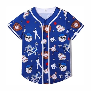 Camisetas de Béisbol Sublimadas Personalizadas con Tela de Poliéster de Secado Rápido para Deportes al Aire Libre - Product Image 6