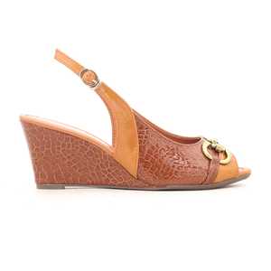 FR4968รองเท้าแตะส้นสีน้ำตาลเป็นทางการ - Product Image 2