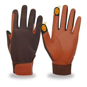 Gants d'équitation professionnels respirants en tissu extensible pour le saut d'obstacles et l'équitation polyvalente, offrant une forte adhérence et une protection. - Product Image 2