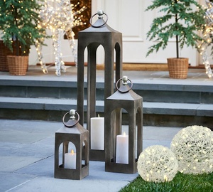 Wholesale Popular Style Tall Metal <b>Candle</b> <b>Holder</b> <b>Lanterns</b> in Different Sizes for Home and Outdoor Decorations - Product Image 1