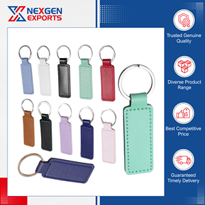 Depth Experience Manufacturing Superior Quality Eco-Friendly Handmade PU Leather Keychain Customizable Options Durable Travel - Product Image 2