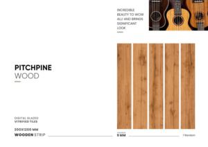 Carreaux de porcelaine émaillés numériques de qualité export 20x120 cm pour revêtements de sol et murs intérieurs et applications de design - Product Image 5