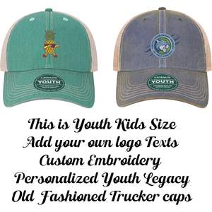 หมวกแก๊ปปักลายแบบกำหนดเอง OFAY Legacy สำหรับเด็กและเยาวชน สไตล์วินเทจ - Product Image 2