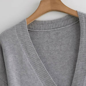 Cárdigan de Mujer, Informal, de Punto Suave, con Botones al Frente, para Uso Diario, Atuendo de Moda de Invierno - Product Image 3