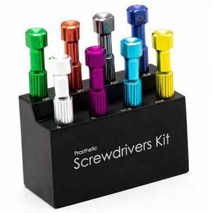 Juego de Destornilladores para Técnico Dental, Color Negro, Kit Universal para Implantes con Llave Dinamométrica - Product Image 1