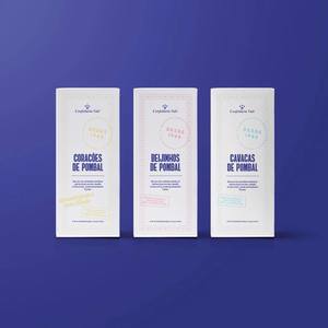 กล่องสบู่พับได้รูปทรงสี่เหลี่ยมผืนผ้า พิมพ์ลายทองคำแบบพรีเมียม ออกแบบโลโก้อย่างหรูหรา ทำจากกระดาษเคลือบ รีไซเคิลได้ สำหรับช็อกโกแลตและบลูเบอร์รี่ - Product Image 1