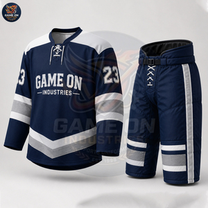 2026 New Trendy With Private Lable OEM ODM Service Team Performance Wear Sublimated Design Breathable Fabric Ice Hockey Uniform - Product Image 3