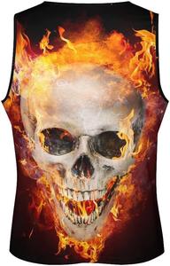 Men's gym Tank <b>Tops</b> <b>Vest</b> Sleeveless Tee Workout T-Shirts <b>Vest</b> Athletic Undershirts - Product Image 3