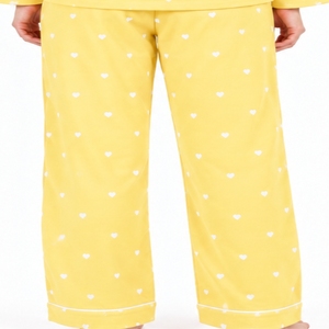 Conjunto de Dos Piezas para Mujer, Top sin Mangas con Cuello en V y Pantalones de Estar por Casa, Cierre con Cordón, Tela Satén, Secado Rápido y Transpirable - Product Image 6