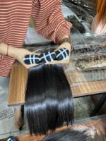PRODUIT MEILLEURE VENTE mèches droites vierges Remy vietnamiennes cheveux bruts donneur unique peut décolorer prix de gros