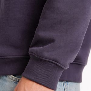Sudadera de forro polar extragrande personalizada para hombre, estilo urbano de otoño, sudadera premium de color sólido, ropa informal de invierno para hombre - Product Image 6