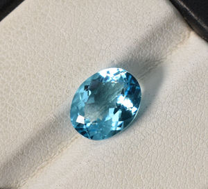 Topaze bleue suisse de laboratoire Pierres précieuses ovales 5X3mm 6X4mm 7X5mm 8X6mm 9X7mm 10X8mm 10X7mm Topaze Pierres précieuses en vrac pour bijoux - Product Image 6