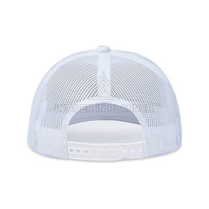 Casquettes de camionneur pour hommes à 6 panneaux avec logo personnalisé, 100% coton, respirantes, imperméables, vente chaude, best-seller, fabriquées au Pakistan - Product Image 4