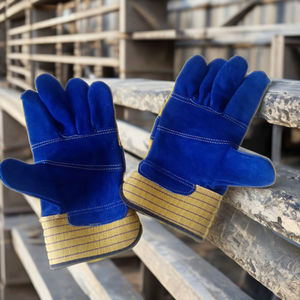 Meilleur prix Gréeur canadien Gants en cuir haute qualité Travail lourd Sécurité industrielle Construction Industries alimentaires extérieures - Product Image 1