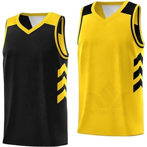 Camiseta de Baloncesto Unisex con Cuello en V, Malla sin Mangas, Absorbe la Humedad, Uniforme Deportivo para Adultos con Estampado por Sublimación - Product Image 5