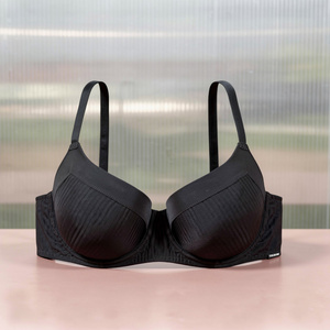 Sujetador con encaje de talla grande, ultrafino, con aros, cierre trasero ajustable, para busto grande, estilo europeo americano, Birlag Sports - Product Image 5