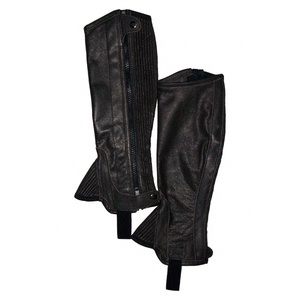 Genuine Leather Horse Riding <b>Chaps</b> Premium Quality Equine Accessories - Product Image 2