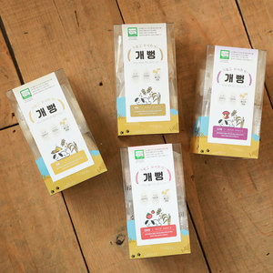[EJ International] Gaeppeong Snack pour chien en riz soufflé biologique saveur patate douce violette, forme d'os, croustillant - Product Image 4