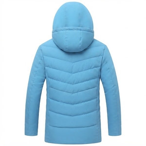 Premium <b>Men's</b> Insulated Hooded Winter <b>Jacket</b> Full Zip Warm Outdoor Casual Coat - Product Image 3