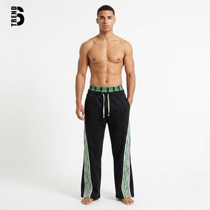 Pantalon de survêtement en molleton de coton épais personnalisé OEM pour homme, motif écossais, double taille, joggers streetwear de haute qualité, fabricant - Product Image 3