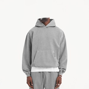 ชุดวอร์มผู้ชายผ้าเฟรนช์เทอร์รี่พิมพ์ลาย  ไซส์ใหญ่  ผ้าโพลีเอสเตอร์/คอตตอนเนื้อหนา  แบบมีฮู้ด  ปักโลโก้ 3 มิติ  สำหรับฤดูหนาว - Product Image 3