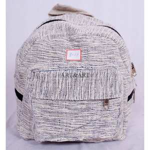 Mochilas de Cáñamo de Nuevo Diseño, Mochilas Sostenibles, Nueva Llegada, de Yute con Material de Algodón, Unisex, Multiusos, Mochilas de Viaje - Product Image 4