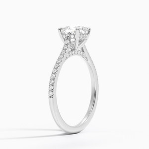 Anillo BOJ 0125 con Corte Cojín, Plata 925, Anillo Solitario de Lujo con Engaste de Garras, Diamante de 2ct, Color D, VVS1, Moissanita, Certificado GRA - Product Image 2