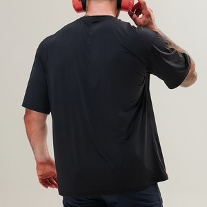 เสื้อยืดออกกำลังกายผู้ชายปี 2026 รุ่นใหม่ ผ้าไนลอนผสมสแปนเด็กซ์ ทรงโอเวอร์ไซส์ แห้งเร็ว สกรีนโลโก้ซิลิโคนตามสั่ง คุณภาพสูง เสื้อโชว์กล้ามเนื้อ - Product Image 3