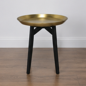 Modern <b>Round</b> Coffee <b>Table</b> with Marble Top and Metal Frame Living Room Furniture Decorative Accent <b>Table</b> - Product Image 3