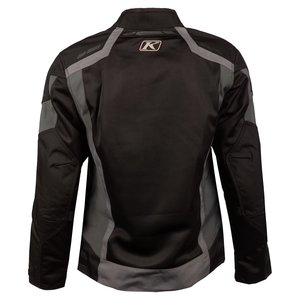 Chaqueta de Motociclismo para Hombre, de Manga Larga, Transpirable, Impermeable, de Poliéster/Nailon, con Bloques de Color Negro y Gris - Product Image 2
