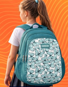 Sac à dos d'étudiant imprimé papillon, sac d'école imperméable, sac à dos de grande capacité pour garçons et filles - Product Image 1