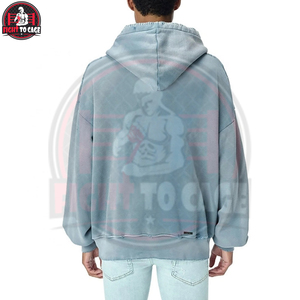 Sudadera con Capucha para Hombre, Estilo Oversize, Lavado Ácido, Nueva Tendencia, Cómoda, Lavable a Máquina, Buena Calidad a Precio Razonable - Product Image 2