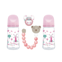 Ensemble cadeau pour nouveau-né 4PK PP, ensemble de biberons pour bébé, ensemble de biberons