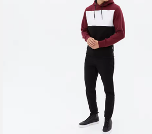 Sudadera con capucha personalizada con logo 100% algodón, transpirable/antibacteriana para hombre - Product Image 2