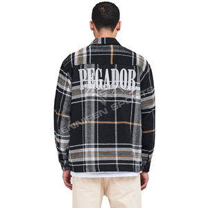 Premium Quality Wholesale Men Flannel <b>Shirt</b> 100% <b>Wool</b> Breathable Eco-Friendly Anti-Wrinkle Long Sleeve Winter Casual Unisex - Product Image 4