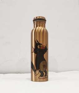 Botella de Cobre con Diseño Estampado y Martillado, Ideal para Yoga, Gimnasio y Escuela, de Alta Calidad - Product Image 2