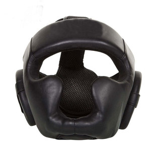 Protège-tête de boxe en cuir PU jaune avec bandes noires, fermeture à cliquet, équipement de protection pour adultes, usage sportif unisexe - Product Image 6