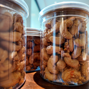 Nueces de Anacardo Africanas W320 Orgánicas Tostadas con Chile y Ajo 100% Naturales Certificadas por USDA/BRC/Halal envasadas al Vacío/en Lata OEM/ODM Venta al por Mayor - Product Image 5